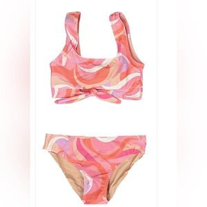 NWOT. BRAND NEW. Shade Critter Pink Waves Knot Bikini. Never worn. Size 6.